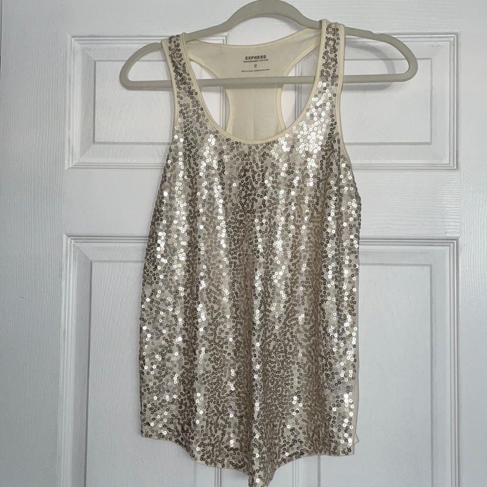 Sparkly soft tank top